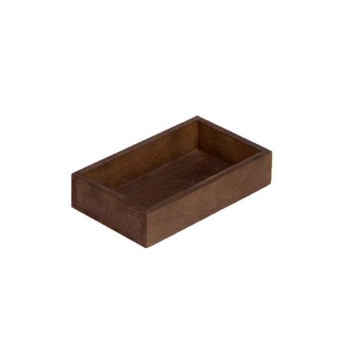 Ящики для сервировки 01KD0306 Ящик Деревяшкино 250х140 темный