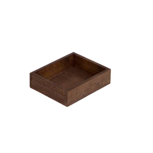 Ящики для сервировки 01KD0303 Ящик Деревяшкино 200х160 темный