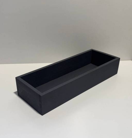 Подставки для салфеток 01KD1510 Лоток под приборы 270х100 Деревяшкино черный