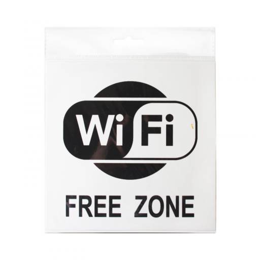 Таблички информационные, режим работы 12FC0118 Табличка Wi-Fi free 200х200