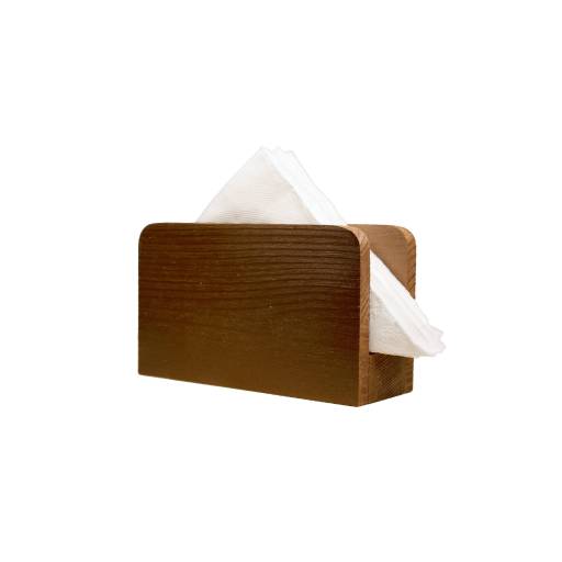 Подставки для салфеток 01KD1505 Подставка для салфеток Деревяшкино темная