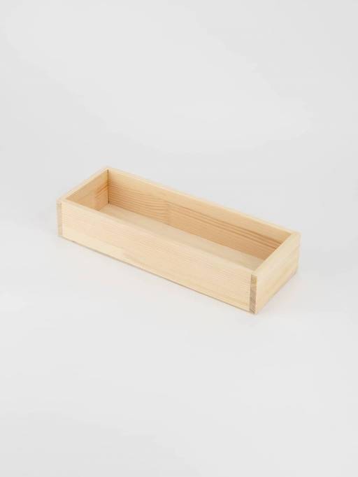 Подставки для салфеток 01KD1508 Лоток под приборы 270х100 Деревяшкино светлый