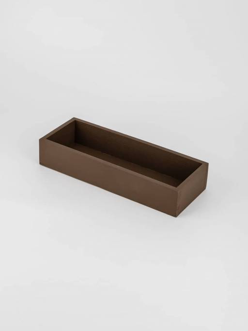 Подставки для салфеток 01KD1509 Лоток под приборы 270х100 Деревяшкино темный