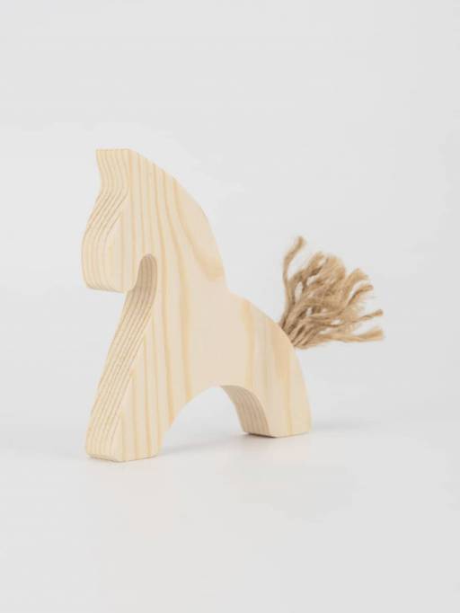 Заготовки для творчества 09FE5450 Заготовка Деревяшкино Лошадка с хвостиком 100