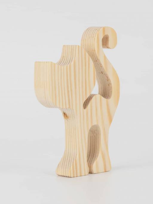 Заготовки для творчества 09FE5457 Заготовка Деревяшкино Котенок упаковка 2 штуки