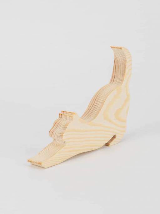 Заготовки для творчества 09FE5458 Заготовка Деревяшкино Котик упаковка 2 штуки