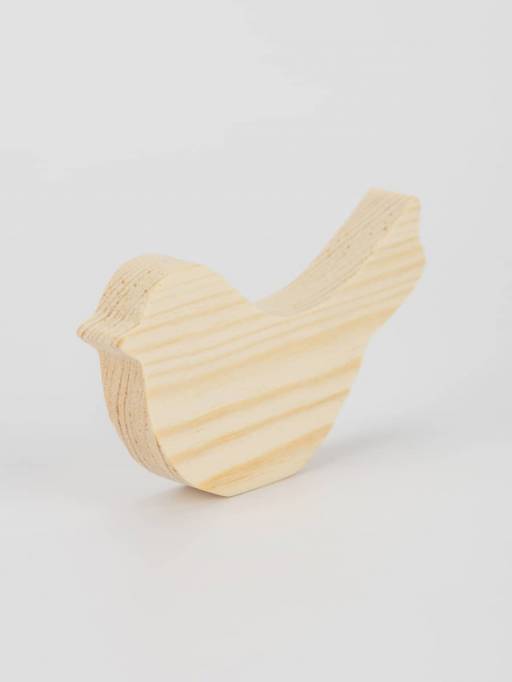 Заготовки для творчества 09FE5460 Заготовка Деревяшкино Птичка средняя упаковка 2 штуки