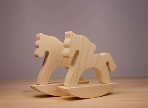 Заготовки для творчества 09FE6449 Комплект Деревяшкино лошадка качалка упаковка 2 штуки