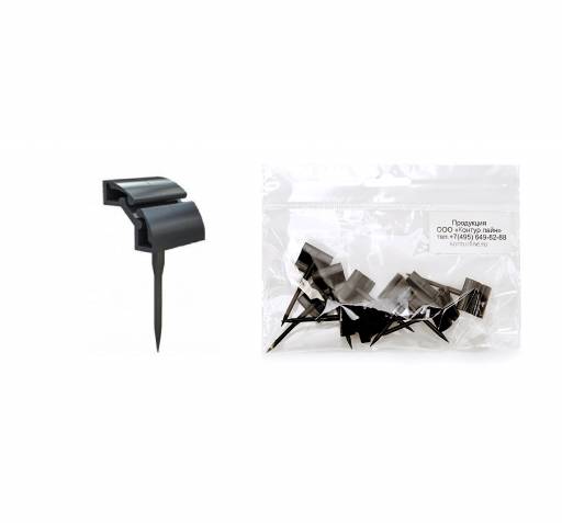 Товары в упаковке 09FC0542 Ценникодержатель Иголка черный упаковка 10 штук