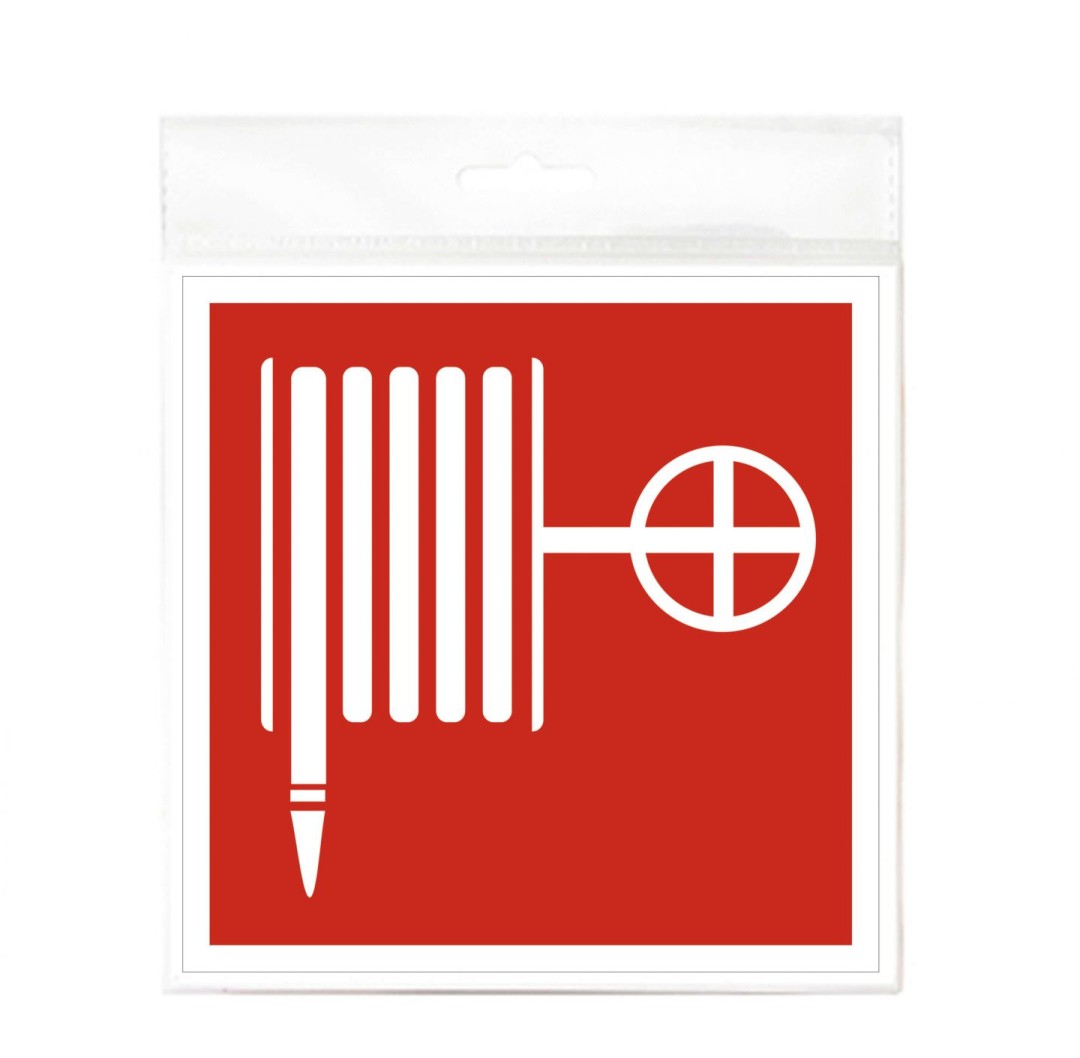 12FC0163 Табличка 200х200 Пожарный кран / Контур лайн. Ваш заказ уже на ...