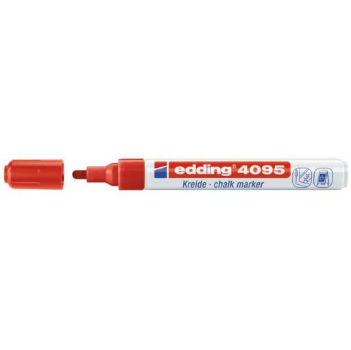 Маркеры, мелки, губки 07FE0101 Меловой маркер Edding Красный
